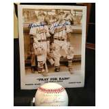 Warren Spahn Johnny Sain Autograph, basebal memorabilia