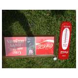 Coke Sign & Thermometer