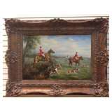 Fox Hunt Painting