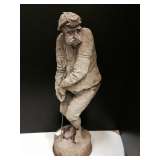 Concrete Golfer Lawn Decor