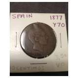 Vintage Spanish Coin