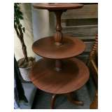 Vintage 3 Tiered Table, Furniture