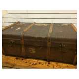 Antique Railroad Trunk