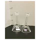 Lead Crystal Candle Holders