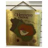 Hennessy Cognac Brass Sign