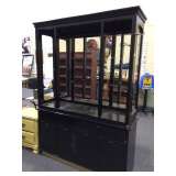 Bassett Asian Black China Cabinet - furniture