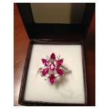Sterling Ruby Ring
