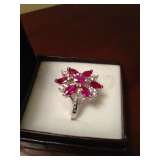 Silver Ruby Ring