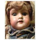 German Bisque Swivel Head Doll