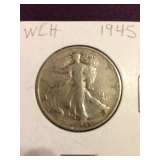 1945 Silver Half Dollar