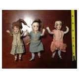 Antique German Bisque Dolls (3)