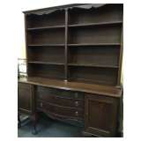 Antique Buffet w/ Open Breakfront