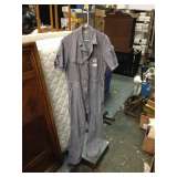 Vintage Striped Overalls