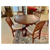 Drop Leaf Kitchen Table and 4 Chairs