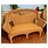 Wicker Loveseat