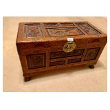 Ornately Carved Trunk