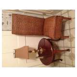 Straight back Woven Chair