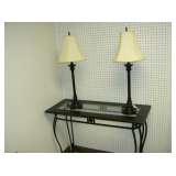 Couch Table and Lamps