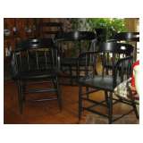 4 Chairs - glass top table not pictured