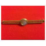 14kt gold tie pin