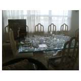 Beveled Glass DR w/acrylic base