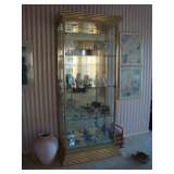Glass etagere
