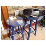 Painted stools