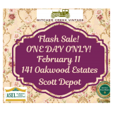 Join Us For A ONE DAY ONLY CLEARANCE SALE In Oakwood Estates!