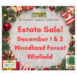 Join Us Dec.1&2 In Winfield In Beautiful Woodland Forest Subdivision!