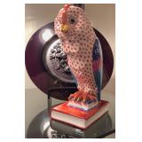 Herend Owl on books 81/2"