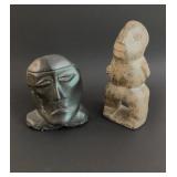 Carved stone figures