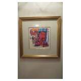 Fine sculpture, art work and like new furniture