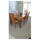 Oak dining set w/ extensions