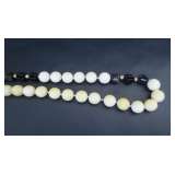 Bone bead necklace