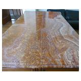 Onyx top of custom dressers.