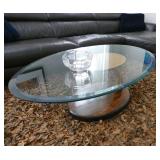 Italian oval coffee table