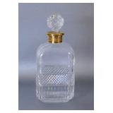 Crystal liquor decanter.