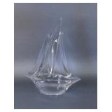 Daum crystal Sailboat