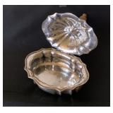 Antique silver Silent butler