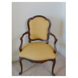 Antique Louise 15th slipper chair.