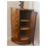 Venetian 18th C. walnut corner cabinet, h 42"