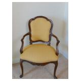 Antique Louise 15th slipper chair.