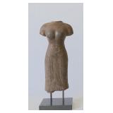 11 th. C.Angor Watt stone female form h 8"