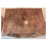 Italian Antique Walnut Dresser with pull-out kneeler