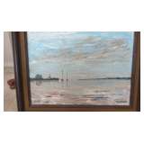 Oil painting sea scape