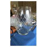 Cut crystal pitcher