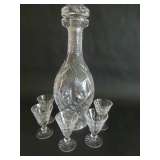 Waterford  decantor/5 glases