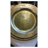 18th c. pewter chargers