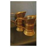 Copper pitchers