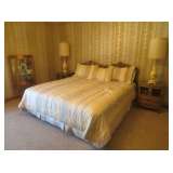 King bed, matching nite tables